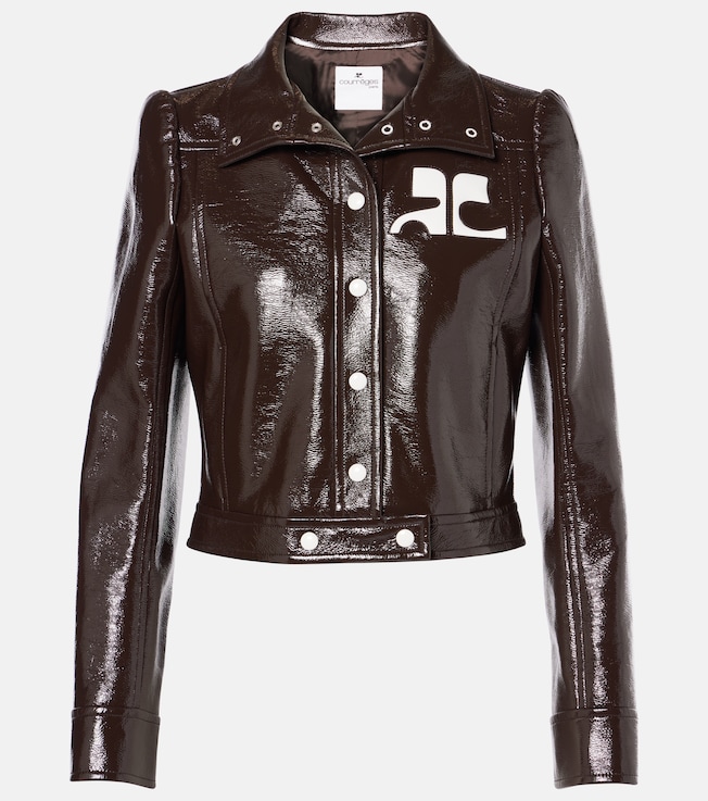 Reedition vinyl jacket | Courrèges
