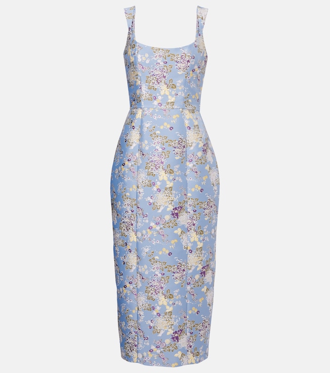 Numa floral brocade midi dress | Markarian