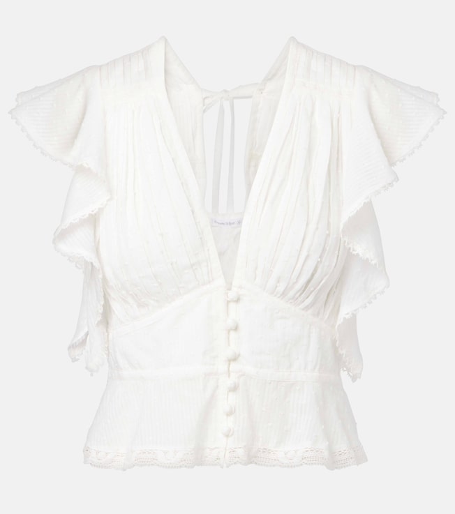 Romy cotton blouse  | Poupette St Barth