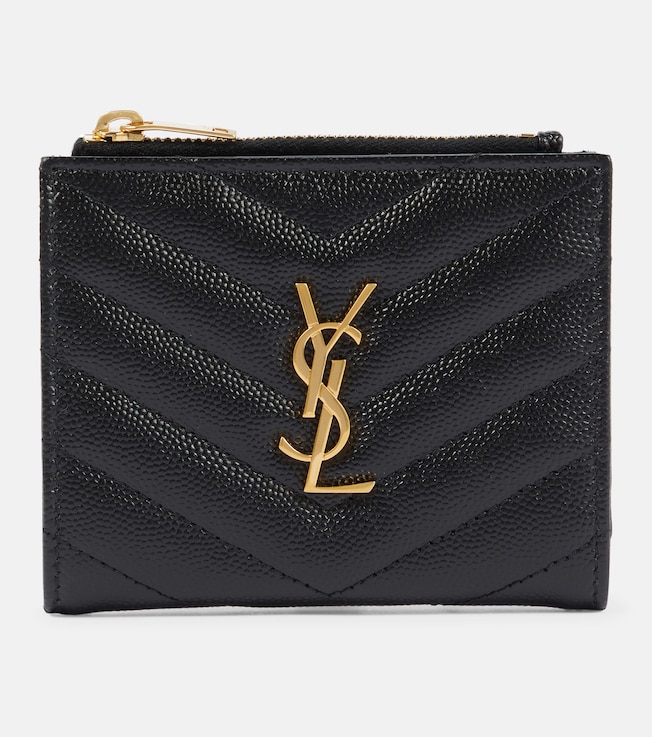 Monogram zipped leather wallet | Saint Laurent