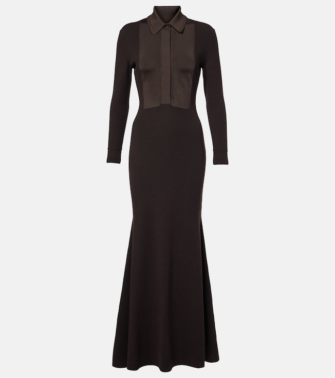 Turtleneck knitted wool-blend dress | Tom Ford