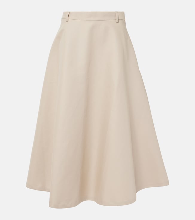 Cotton midi skirt | Róhe