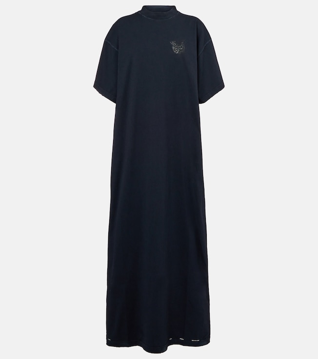 Logo cotton jersey T-shirt dress | Balenciaga