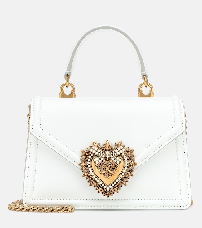 Devotion Small leather shoulder bag | Dolce&Gabbana