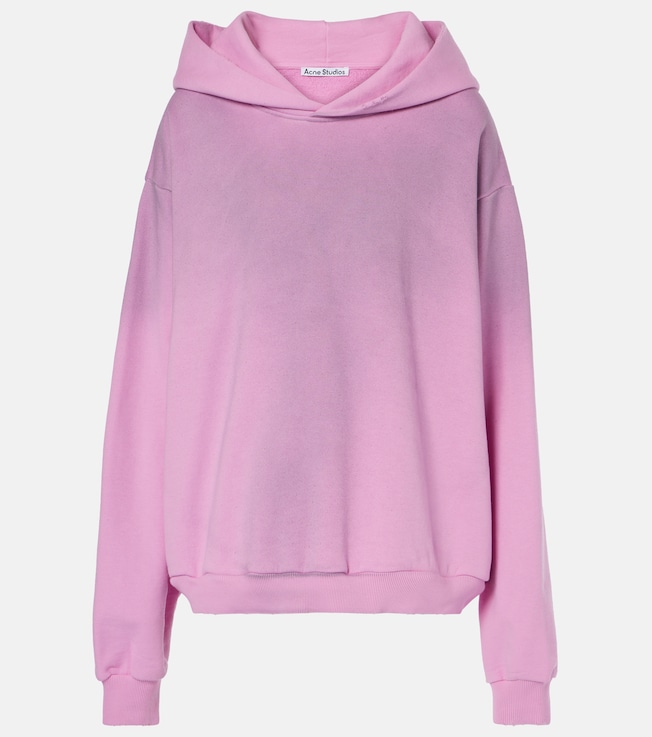 Cotton-blend fleece hoodie | Acne Studios
