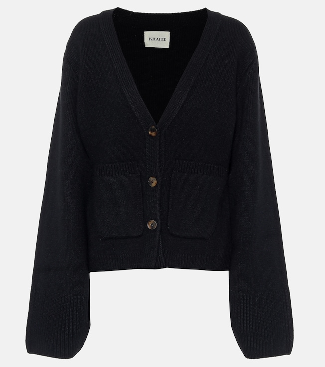 Scarlet cashmere-blend cardigan | Khaite