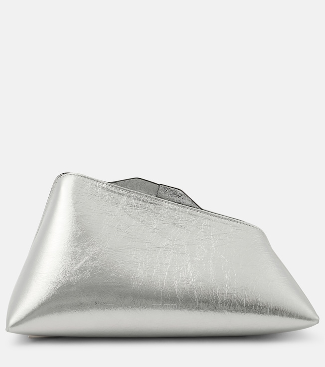 8.30 PM metallic leather clutch | The Attico