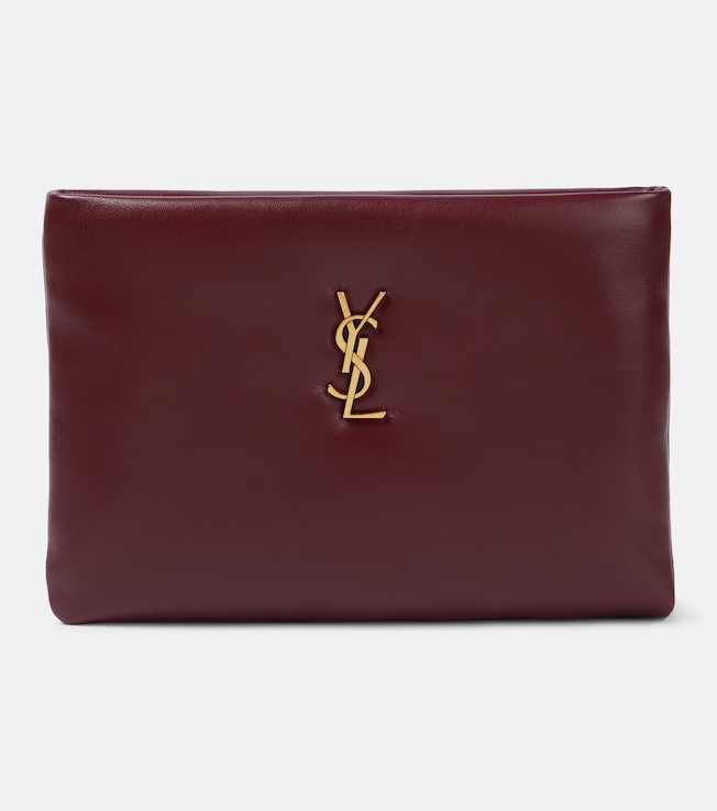 Calypso Small leather pouch | Saint Laurent