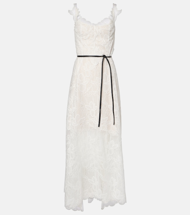 Lace gown | Oscar de la Renta