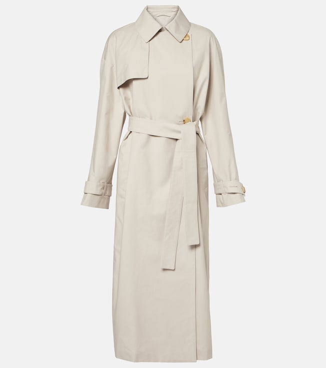 Strench cotton-blend twill trench coat | Max Mara