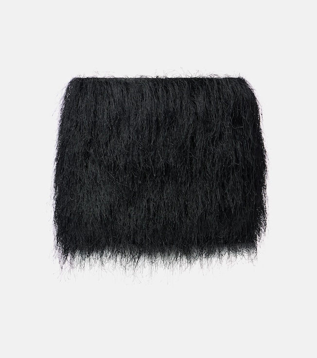 Fringed miniskirt | Entire Studios