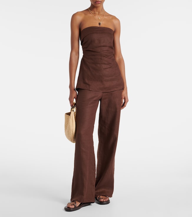 Caen linen top | Faithfull
