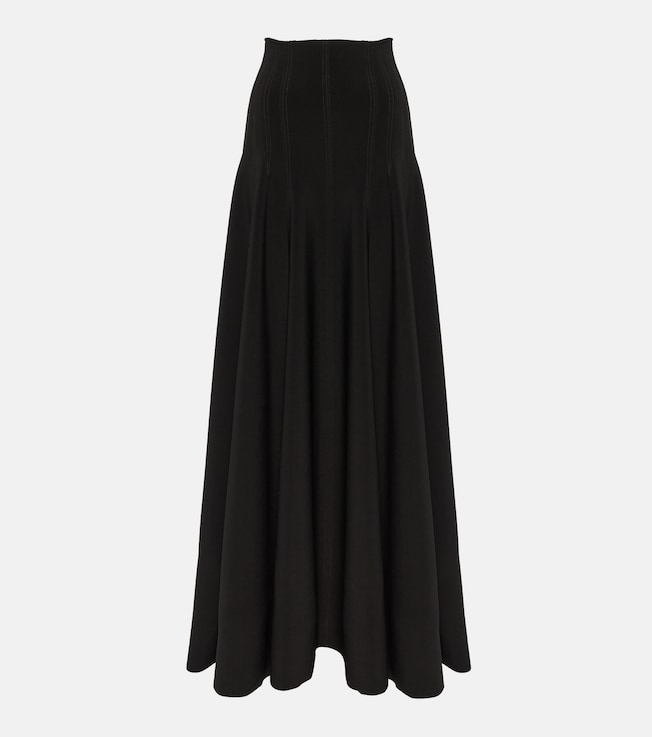 Grace high-rise jersey maxi skirt | Norma Kamali