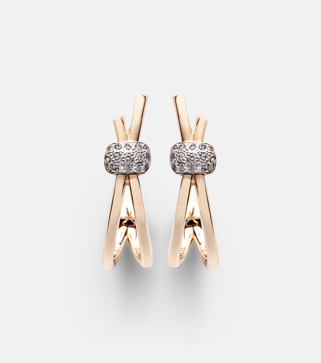 Pomellato Together 18kt gold earrings with diamonds | Pomellato