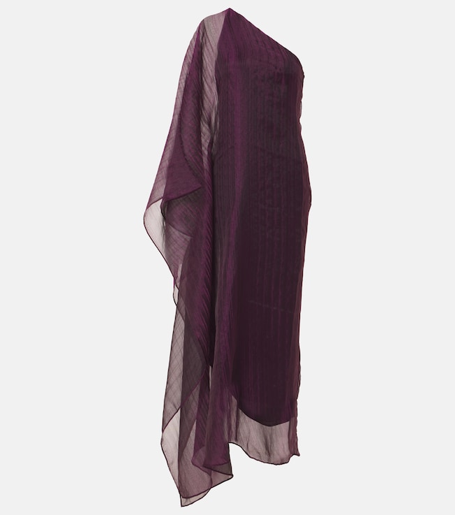Betsy one-shoulder cady gown | Taller Marmo