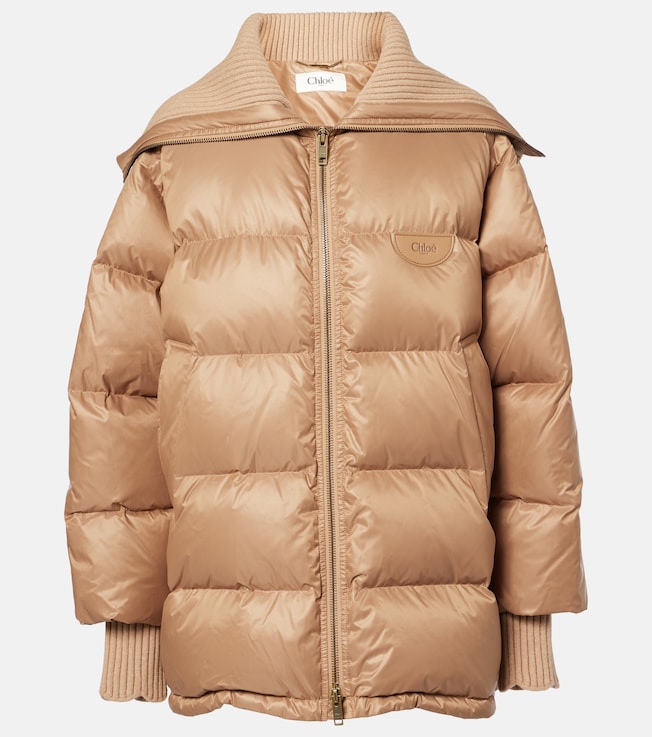 Oversized quilted down jacket | Chloé