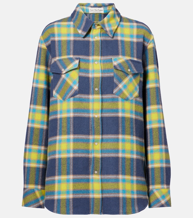 Explorer tartan cashmere shirt | God's True Cashmere