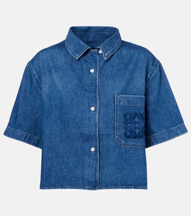 Paula's Ibiza Anagram denim shirt  | Loewe