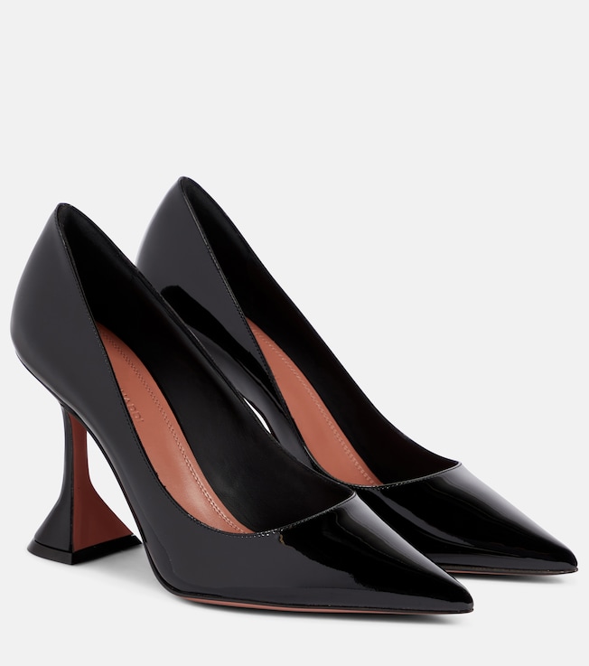 Ami patent leather pumps | Amina Muaddi