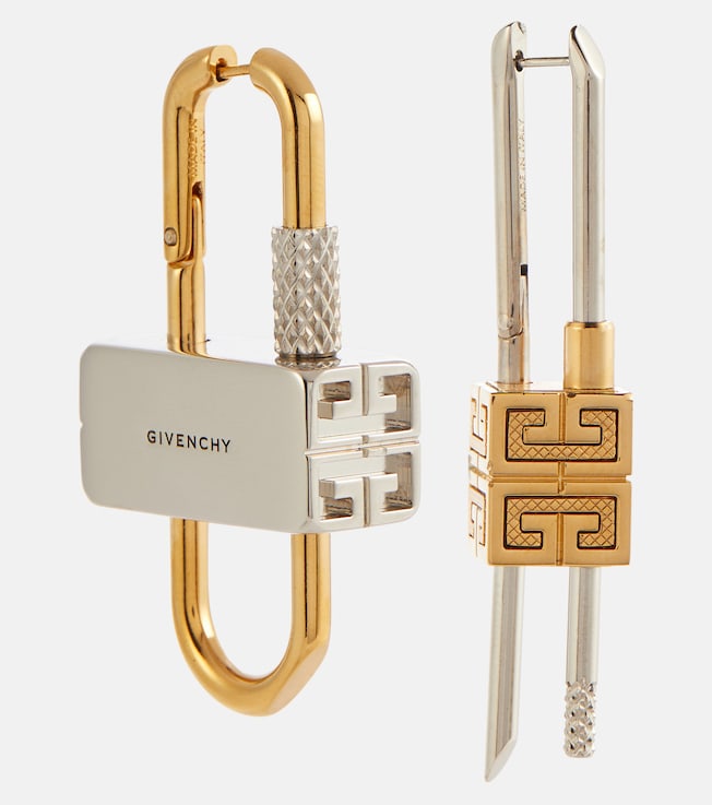 Lock asymmetric earrings | Givenchy