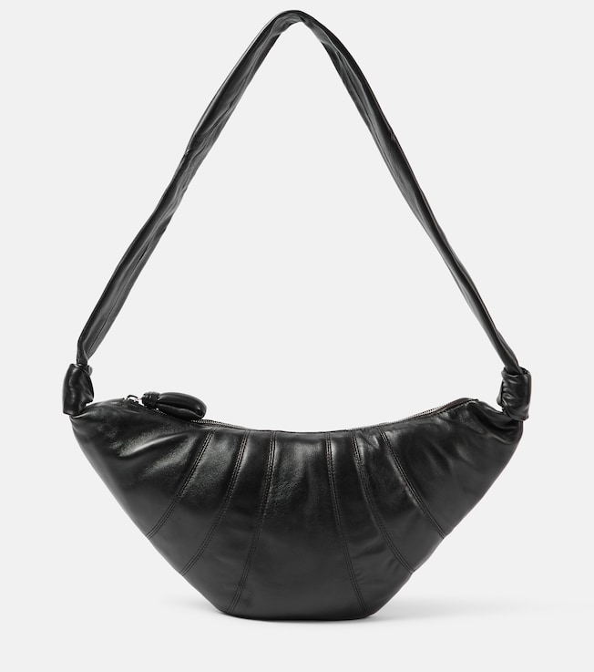 Croissant leather shoulder bag | Lemaire