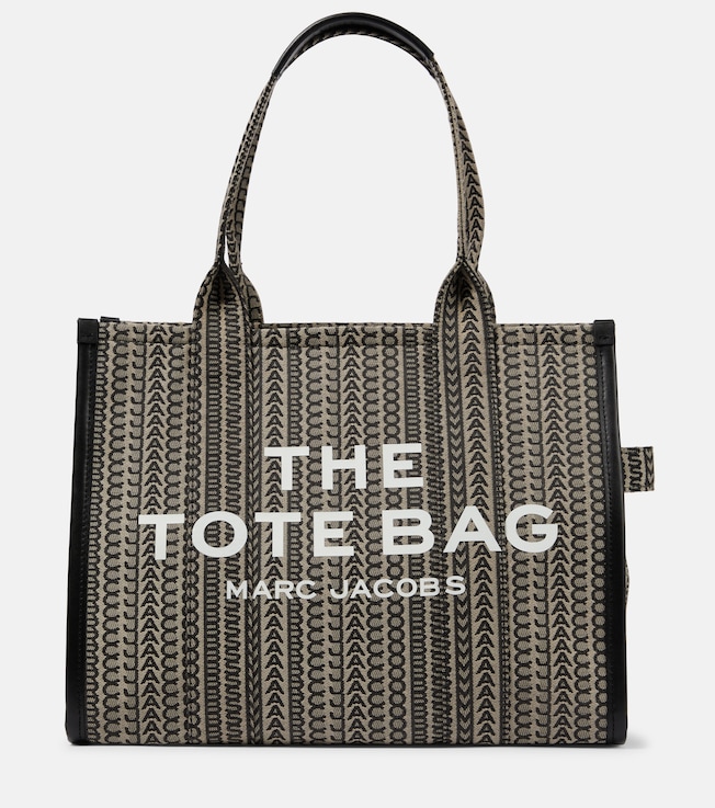 The Large monogram canvas tote bag | Marc Jacobs