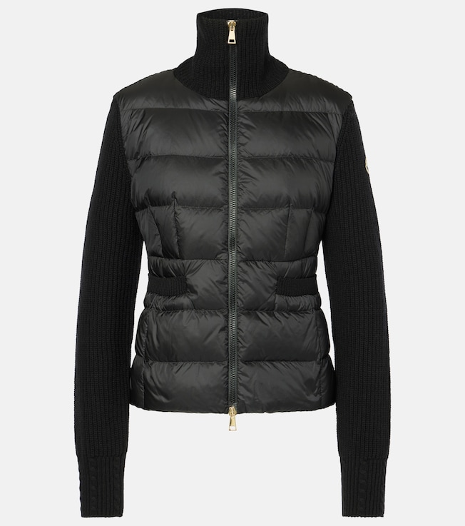 Down-paneled wool jacket | Moncler