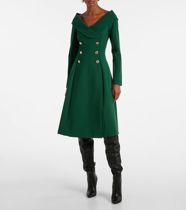Off-shoulder midi dress | Dorothee Schumacher
