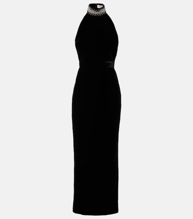 Hemingway halterneck silk maxi dress | The New Arrivals Ilkyaz Ozel