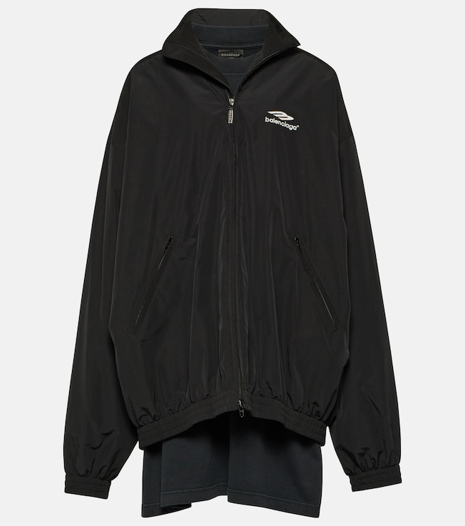 Technical poplin track jacket | Balenciaga