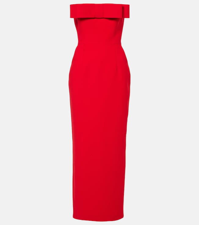 Sisu bow-detail strapless gown | The New Arrivals Ilkyaz Ozel
