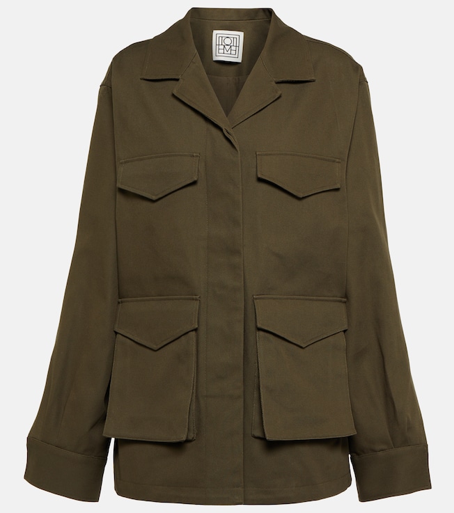 Cotton cargo jacket | Toteme