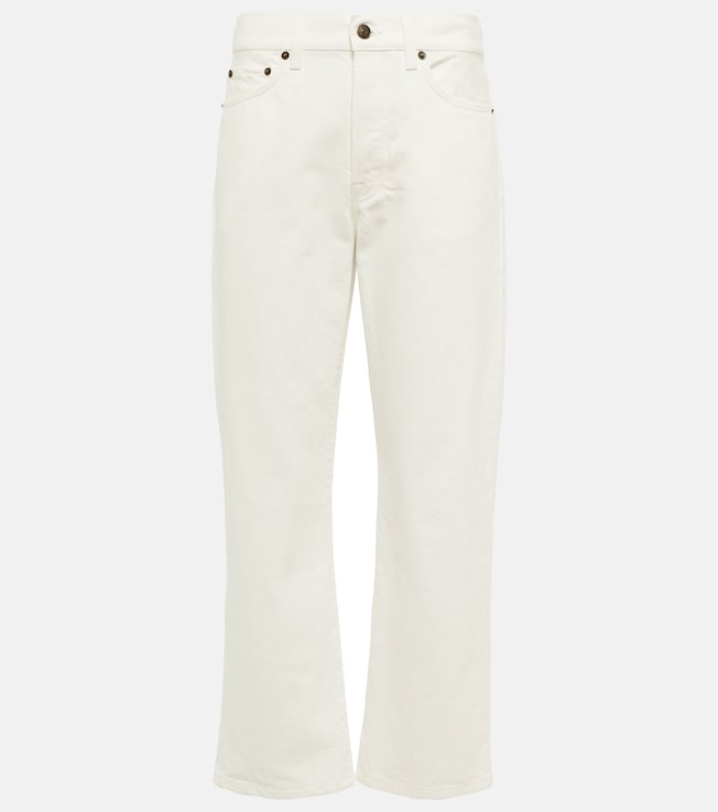 Lesley mid-rise straight jeans | The Row