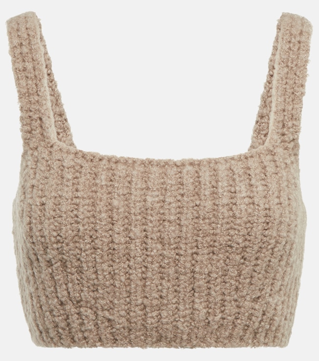 Ribbed-knit cashmere crop top | Loro Piana