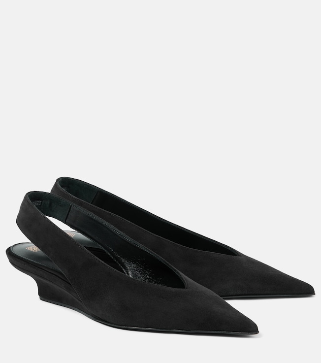 Suede wedges | Toteme