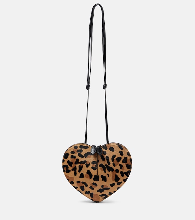 Le Cœur calf hair shoulder bag | Alaïa