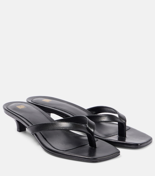 Leather thong sandals | Toteme