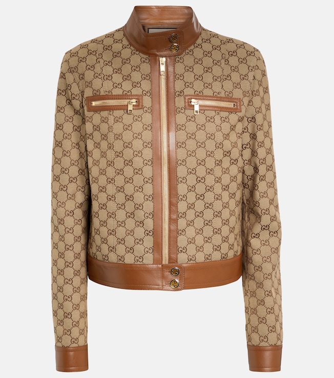 GG Supreme canvas bomber jacket | Gucci
