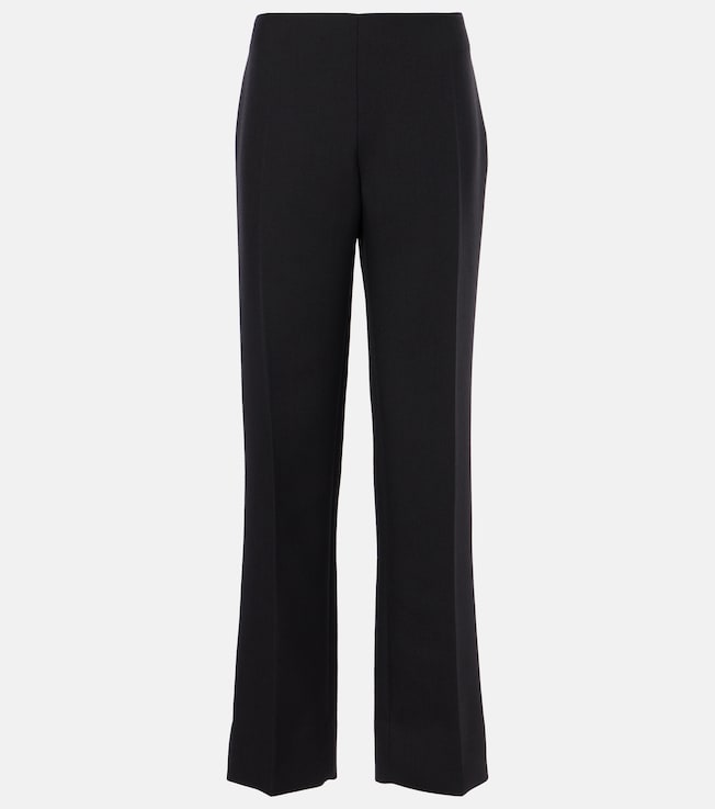 Vesco wool straight pants | The Row