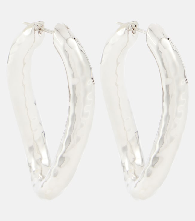 Large hoop earrings | Jil Sander