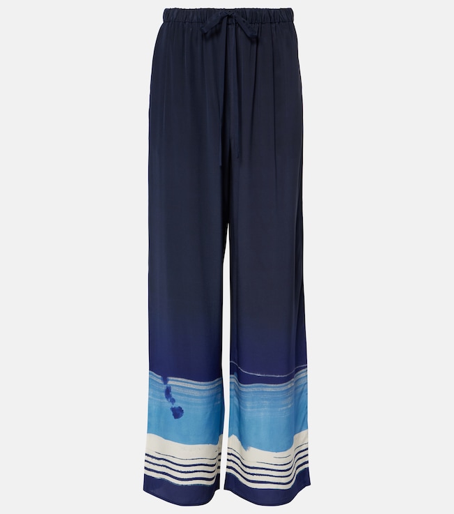 Mariner silk crêpe wide-leg pants | SIR