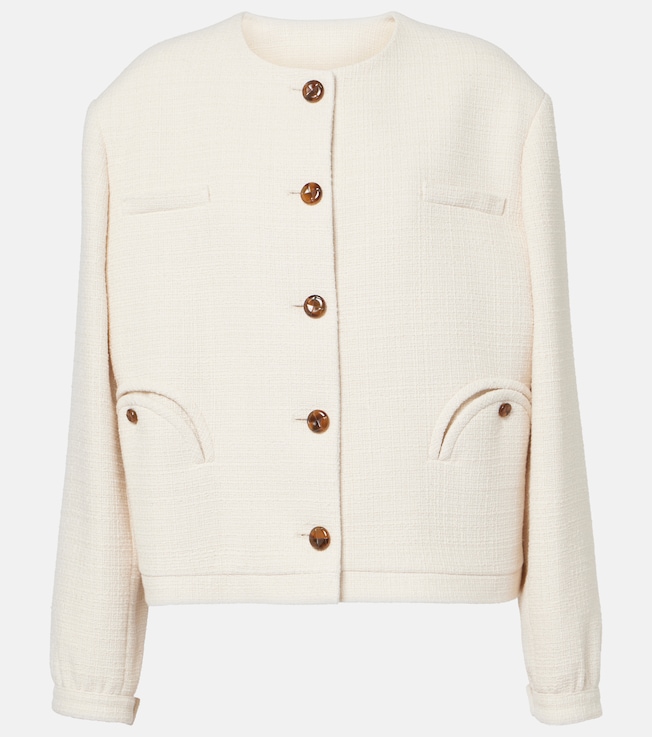 Missy Gliss cotton-blend bolero jacket | Blazé Milano