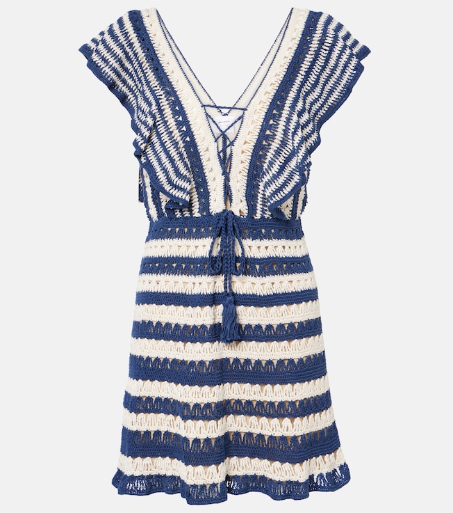 Farrah crochet cotton minidress | Anna Kosturova