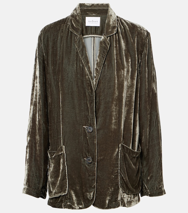 Kyla velvet blazer | Velvet