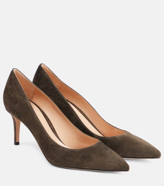 Gianvito 70 suede pumps | Gianvito Rossi