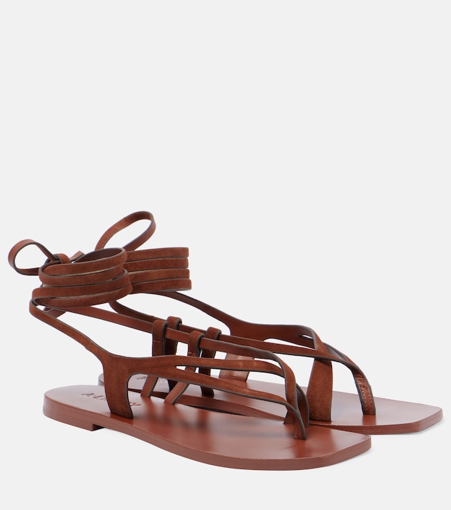 Rita suede thong sandals | A.Emery