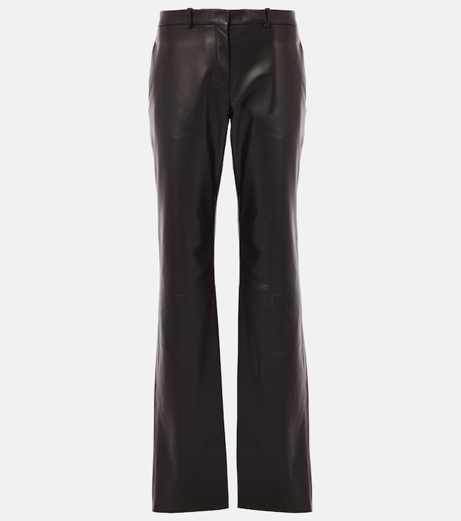 Selviese leather straight pants | The Row