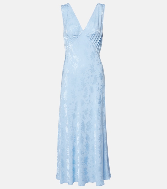 Sandrine floral jacquard midi dress | Rixo