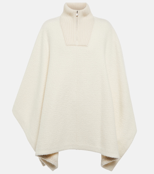 Britney cashmere and silk poncho | Loro Piana