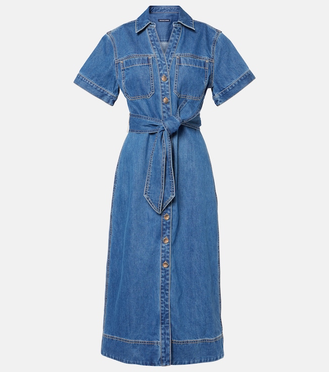 Tabby cotton shirt dress | Veronica Beard